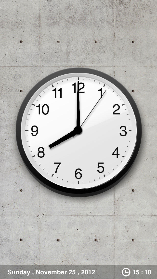Analog Clock - シンプル時計 screenshot1