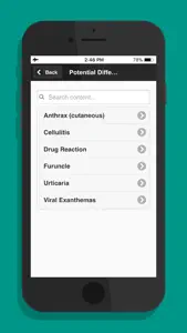 Common Differential Diagnosis screenshot #3 for iPhone