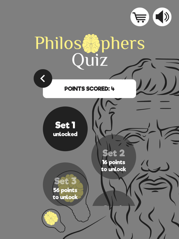 Philosophers Quiz iPad screenshot