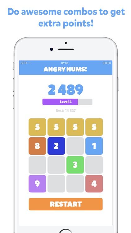 Angry Nums - Categories Game