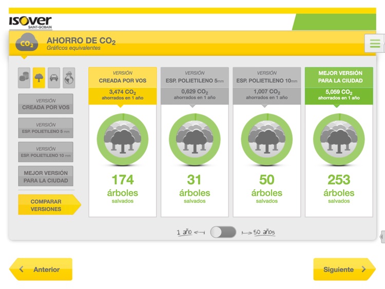Calculador de Ahorro Energético Isover screenshot-4