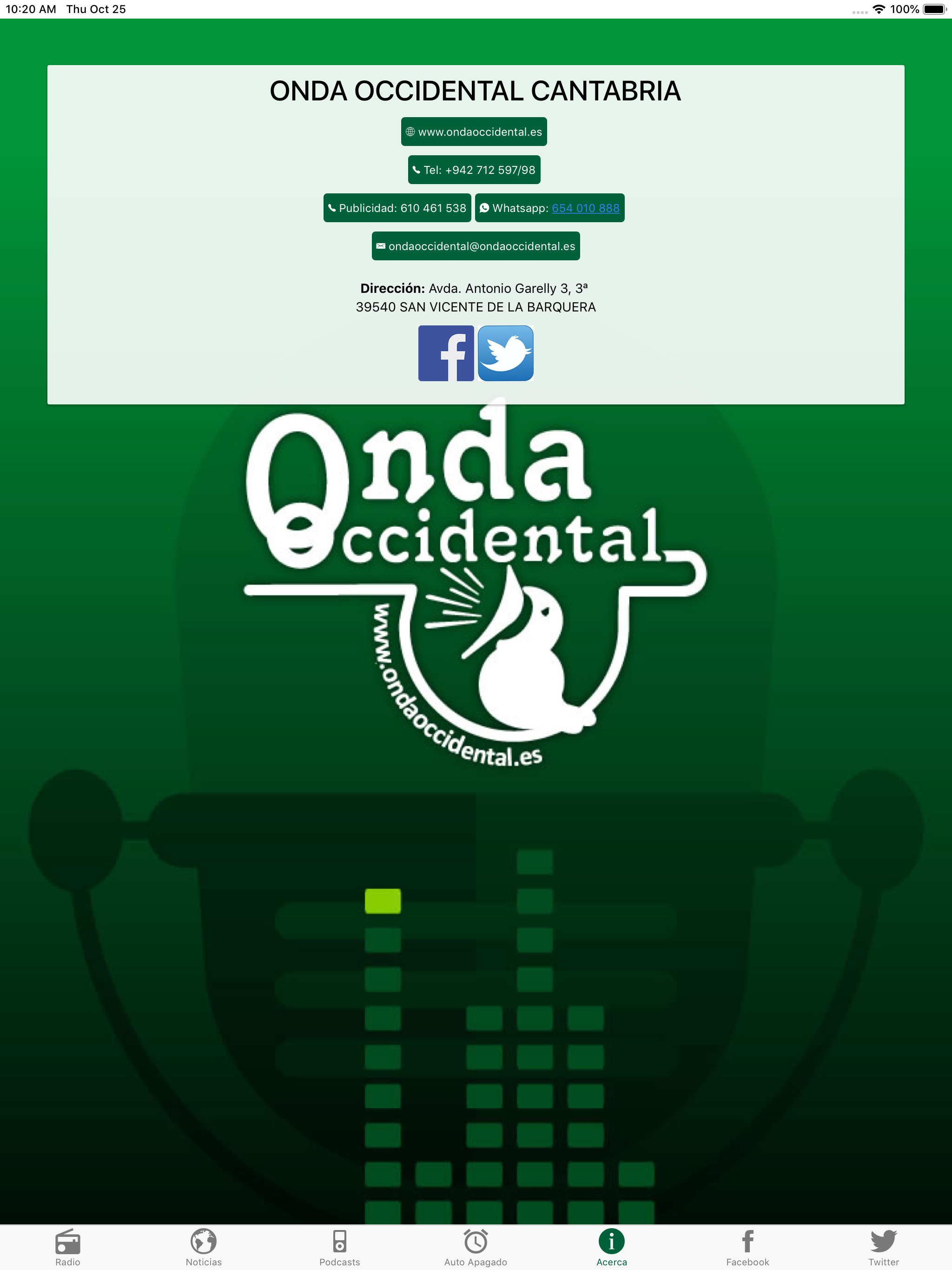 ONDA OCCIDENTAL CANTABRIA