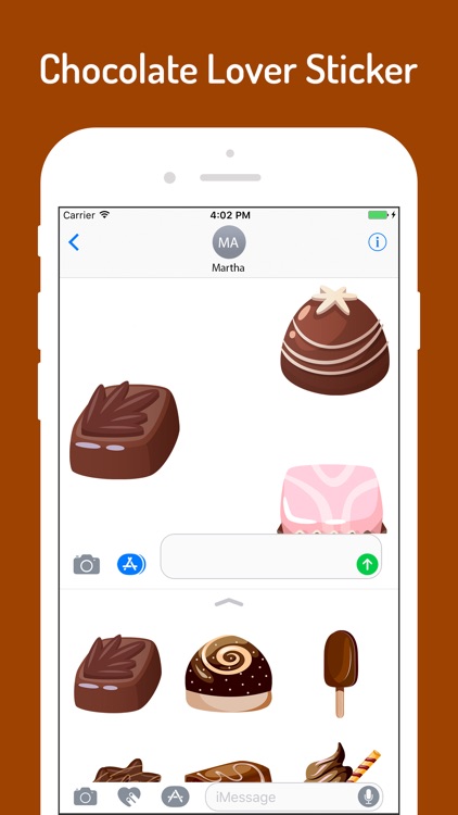 Chocolate Lover Stickers