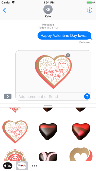 Valentin Love Romantic Sticker screenshot 3