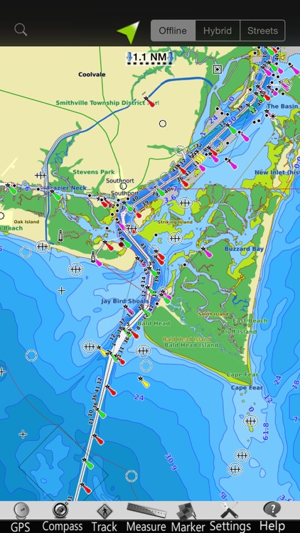 Carolina N GPS Nautical Charts