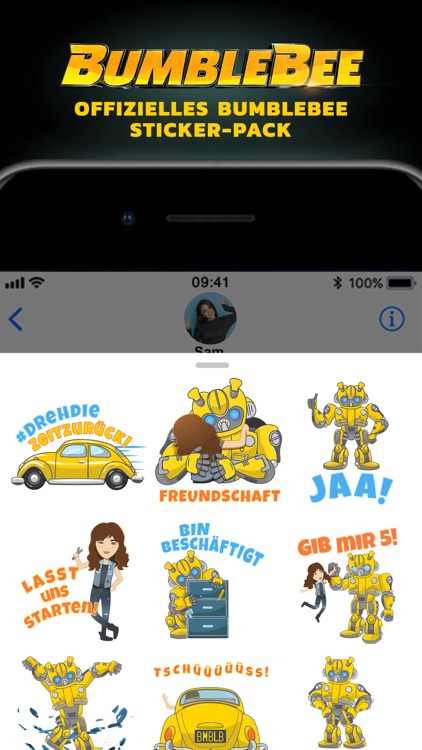 Offizielle Bumblebee Sticker