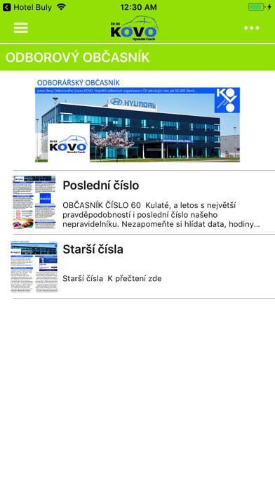 ZO OS KOVO Hyundai Czech screenshot 3