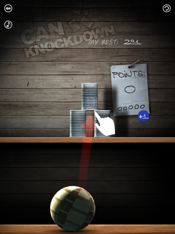 Can Knockdown на iPad