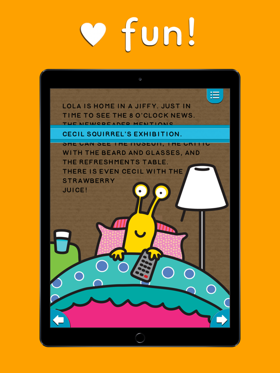 Lola Slug at the Exhibition iPad screenshot 5 - Book app