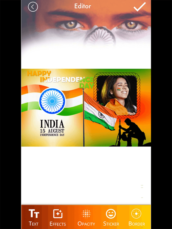 15 August Photo Frame iPad screenshot 5 - Photo & Video app