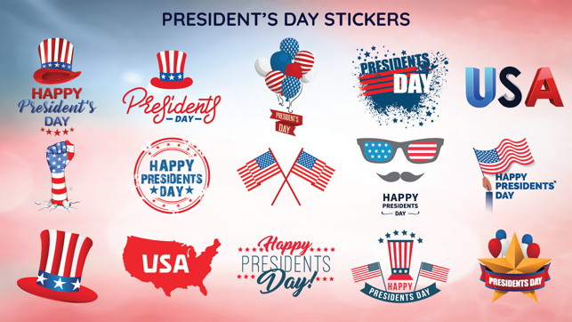 USA Presidents Day Sticker SMS(圖1)-速報App