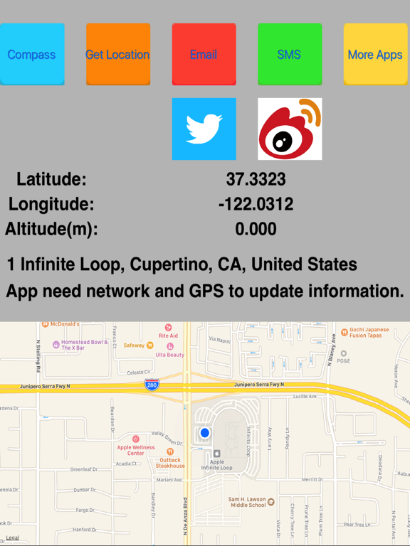 Screenshot #4 pour part l'emplacement et boussole