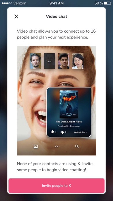 K, video chat screenshot 3