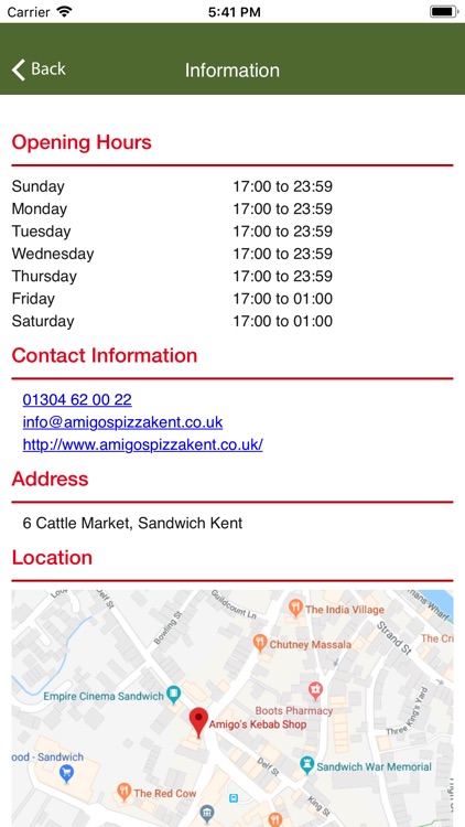 Amigos Pizza Kent screenshot-3