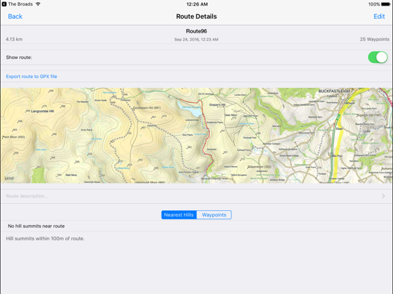 Screenshot #6 pour Dartmoor Maps Offline