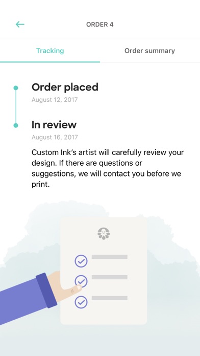 Custom Ink Order Tracker screenshot 2
