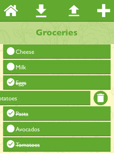Grocery Lists Make Shopping