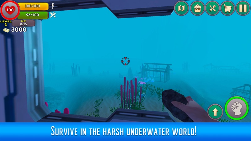 Subwater Island Survival Evolve screenshot 1