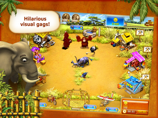 Farm Frenzy 3 Madagascar HD iPad screenshot 2 - Games app