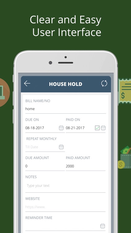 Bill Reminder PRO - Organizer to manage your bills screenshot-3