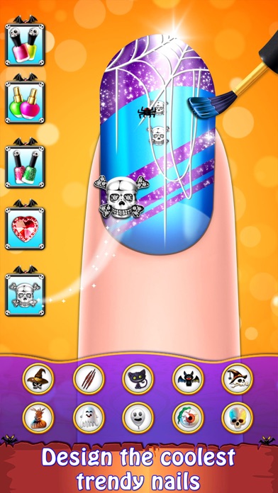 Halloween Princess Nail Art screenshot 2