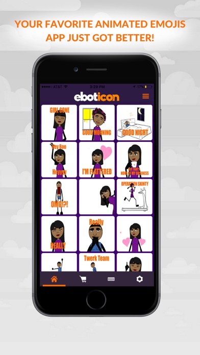 Screenshot #1 for Eboticon Emoji Stickers