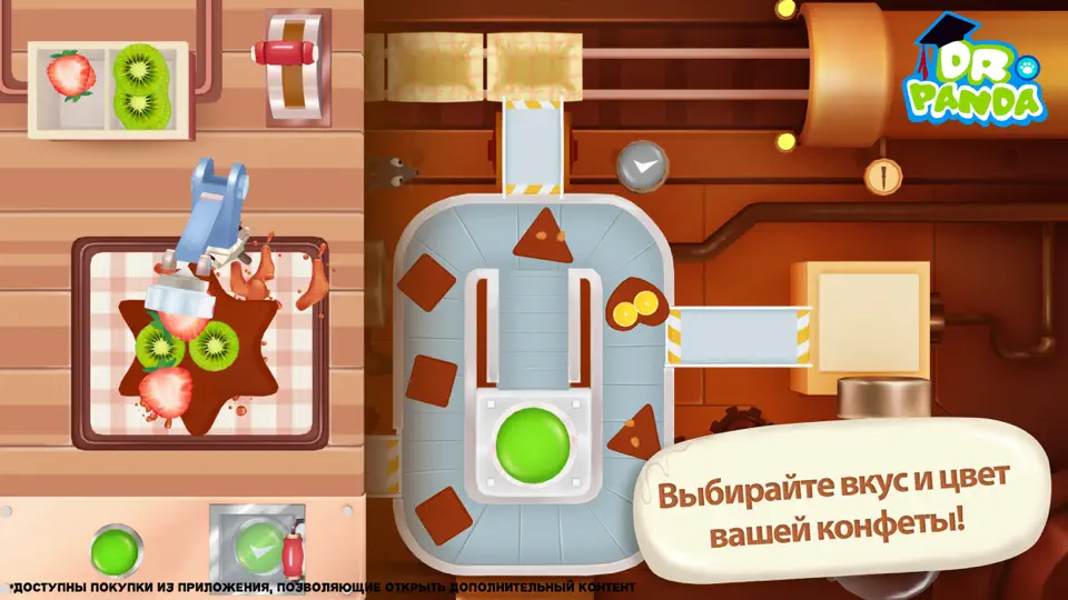 Скриншот Конфетная фабрика Dr. Panda на iPhone 1