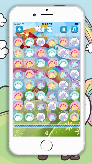 How to cancel & delete Cute Little Unicorn Match3 from iphone & ipad 3
