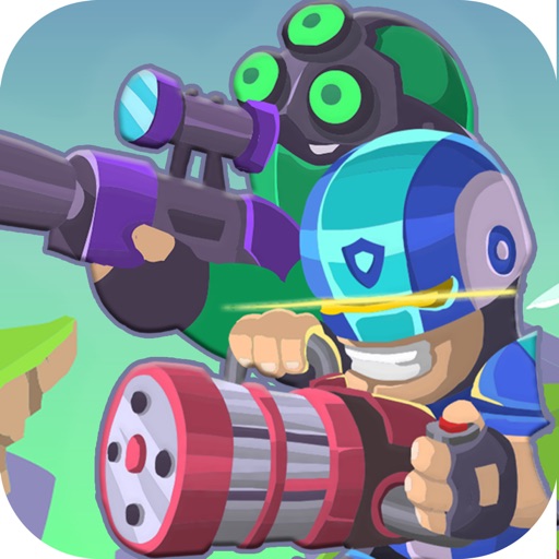 Shoot zombies-protect world icon