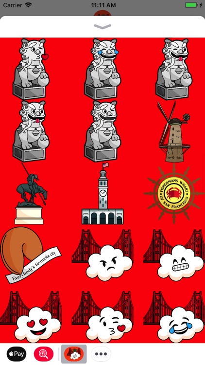 San Franciscoji for iMessage screenshot-4