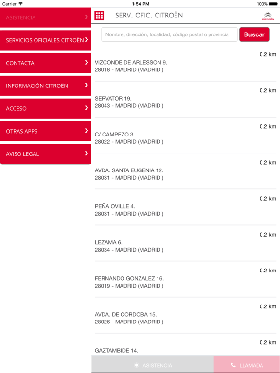 Screenshot #4 pour Citroën Asistencia
