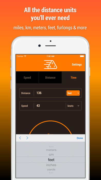 Screenshot #3 pour Speed Distance Time Calculator