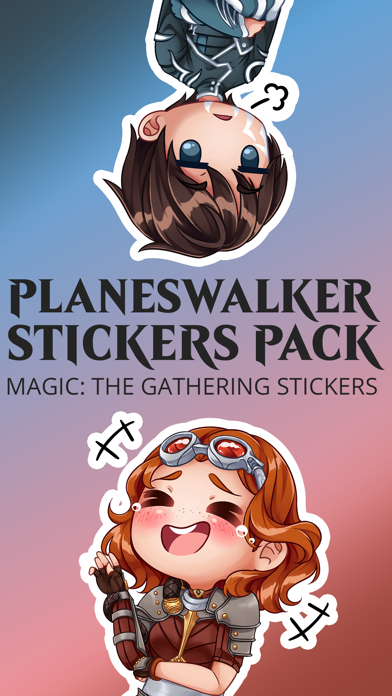 Screenshot #1 pour Planeswalker Stickers Pack