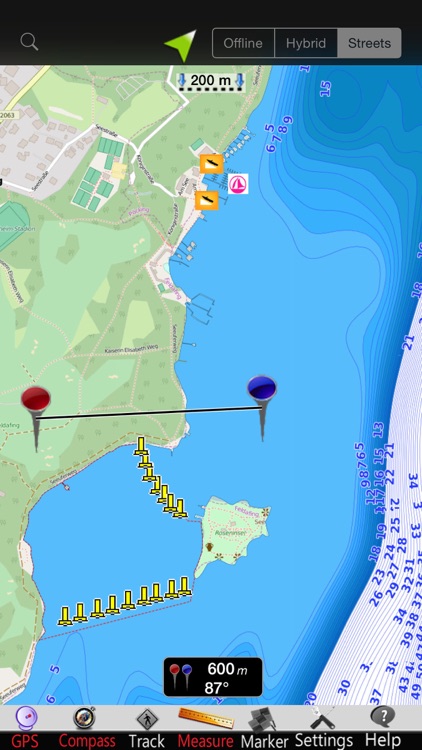 Starnberg lake Nautical Charts