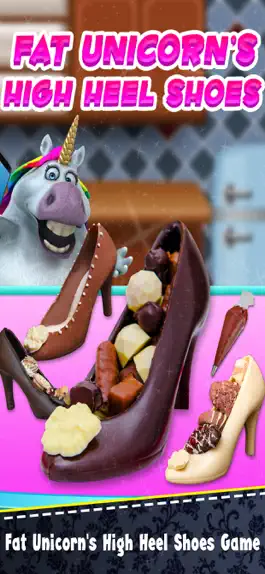 Game screenshot Fat Unicorn DIY Chocolate Shoe mod apk