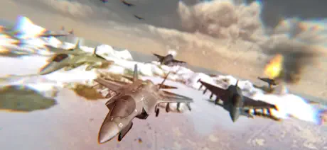 F35 Jet Fighter Dogfight Chase