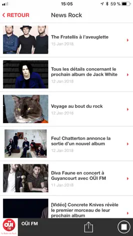 Game screenshot OUI FM La Radio du Rock. hack