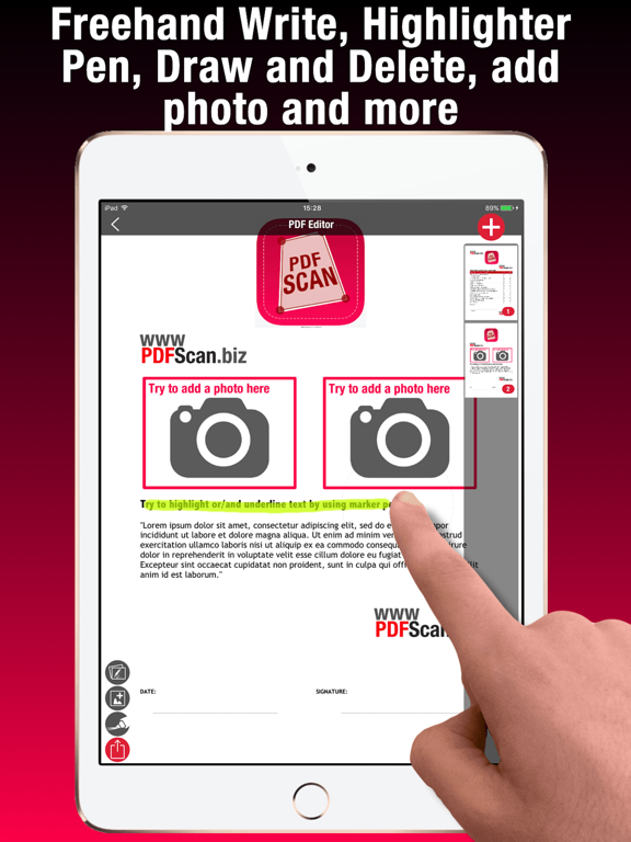 Screenshot #6 pour Scanner PDF + signer document