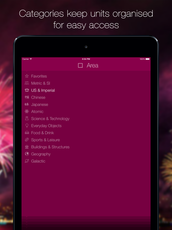 Convertible: Unit Converter iPad screenshot 4 - Utilities app