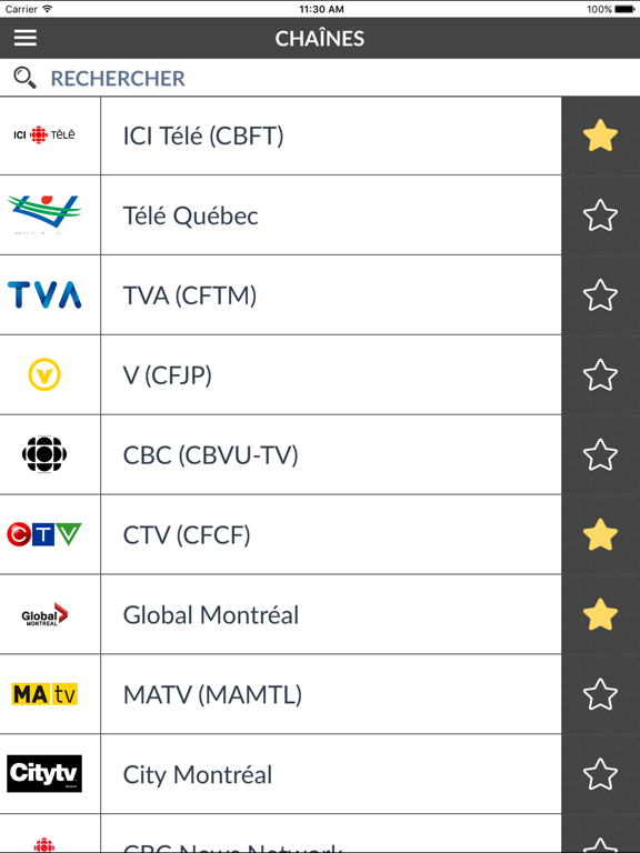 Screenshot #4 pour TV Programmes du Canada (CA)