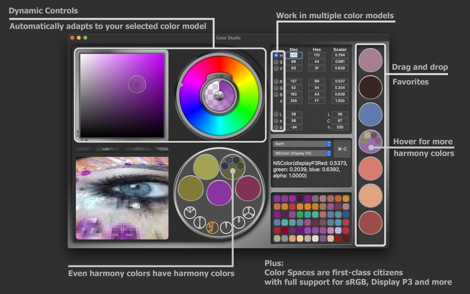 #2. Color Studio (macOS) 게시자: Paul Nettle