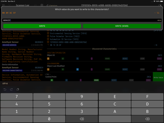 BLE Laboratory Pro iPad screenshot