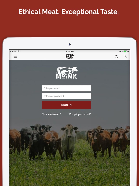 Moink Box iPad screenshot 1 - Food & Drink app