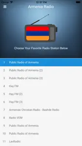 Armenia Radio: Armenian FM screenshot #1 for iPhone