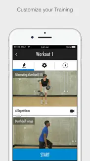 build muscle strength training iphone screenshot 2