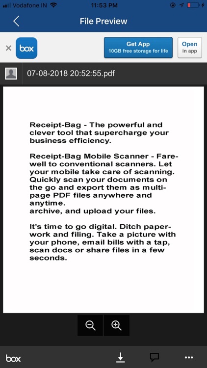 Receipt-Bag Document Scanner screenshot-4