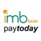 The IMB paytoday app allows you to accept payments by credit card, contactless and eftpos with your mobile phone or tablet on the go