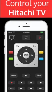 hitamote : hitachi remote tv iphone screenshot 1