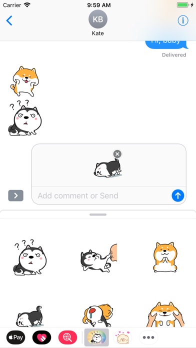 Cute dogs - Fx Sticker screenshot 3