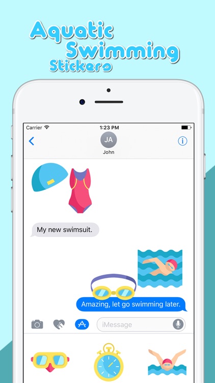 Aquatic Swimming Stickers